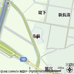 宮城県大崎市古川川熊寺前周辺の地図