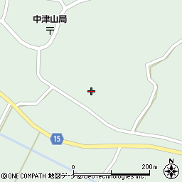 宮城県登米市米山町中津山新井堀周辺の地図
