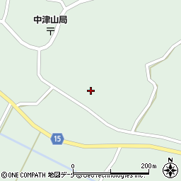 宮城県登米市米山町中津山（新井堀）周辺の地図