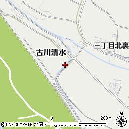 宮城県大崎市古川清水三成周辺の地図
