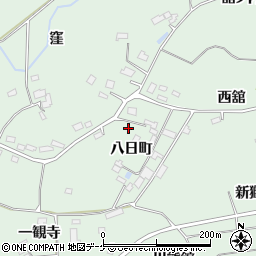 宮城県大崎市古川小野八日町周辺の地図