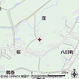 宮城県大崎市古川小野窪周辺の地図