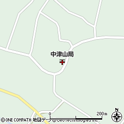 中津山郵便局 ＡＴＭ周辺の地図