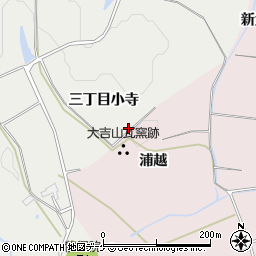 大吉山瓦窯跡周辺の地図