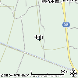 宮城県大崎市古川小野中山周辺の地図