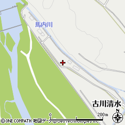 宮城県大崎市古川清水周辺の地図