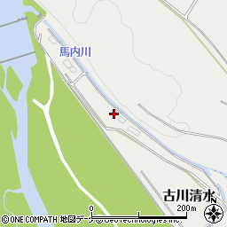 宮城県大崎市古川清水成田三成周辺の地図
