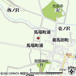 宮城県大崎市古川宮沢周辺の地図