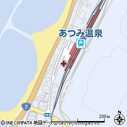 温海郵便局 ＡＴＭ周辺の地図