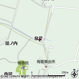 宮城県大崎市古川小野泉堂周辺の地図