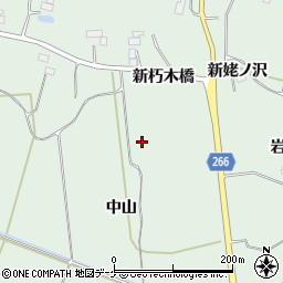 宮城県大崎市古川小野新中山周辺の地図