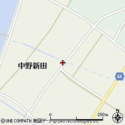 山形県鶴岡市中野新田居村25周辺の地図