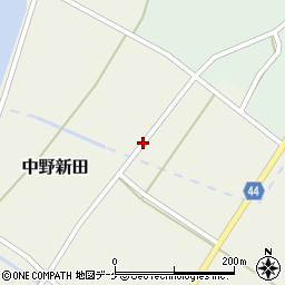 山形県鶴岡市中野新田居村周辺の地図