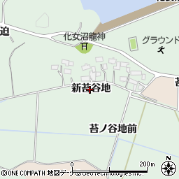 宮城県大崎市古川川熊新苔谷地周辺の地図