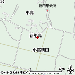 宮城県大崎市古川小野新小高115周辺の地図