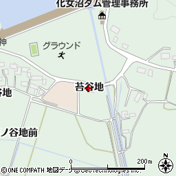 宮城県大崎市古川長岡苔谷地周辺の地図