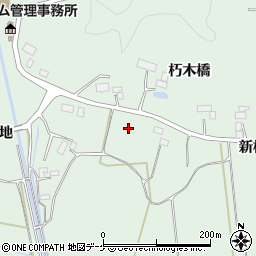 宮城県大崎市古川小野朽木橋周辺の地図