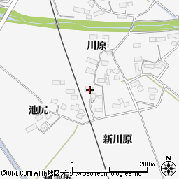 宮城県大崎市岩出山下野目川原49周辺の地図