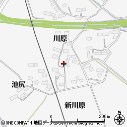 宮城県大崎市岩出山下野目川原57周辺の地図