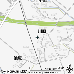 宮城県大崎市岩出山下野目川原39周辺の地図