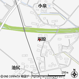 宮城県大崎市岩出山下野目川原20周辺の地図