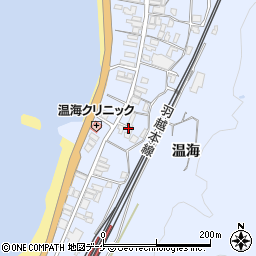 山形県鶴岡市温海戊周辺の地図