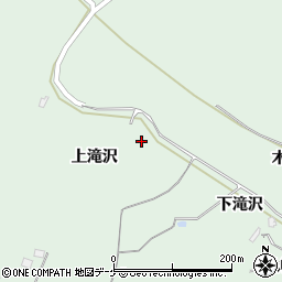 宮城県大崎市古川小野新滝沢周辺の地図