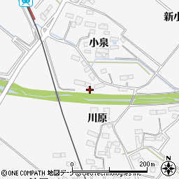 宮城県大崎市岩出山下野目川原105周辺の地図