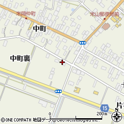 宮城県登米市米山町西野中町裏周辺の地図