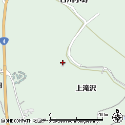 宮城県大崎市古川小野上滝沢周辺の地図