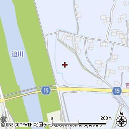 宮城県登米市米山町桜岡内の目周辺の地図