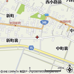 宮城県登米市米山町西野新町2周辺の地図