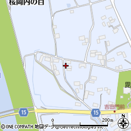 宮城県登米市米山町桜岡江浪65周辺の地図
