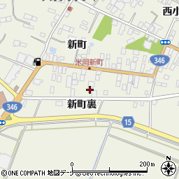 宮城県登米市米山町西野新町12周辺の地図