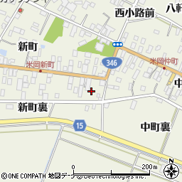 宮城県登米市米山町西野新町3周辺の地図