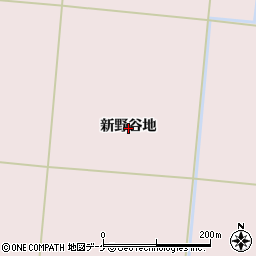 宮城県登米市南方町新野谷地周辺の地図