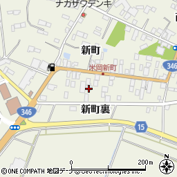 宮城県登米市米山町西野新町16周辺の地図