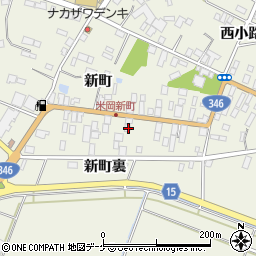 宮城県登米市米山町西野新町11周辺の地図