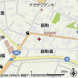 宮城県登米市米山町西野新町19周辺の地図