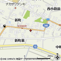 宮城県登米市米山町西野新町8周辺の地図