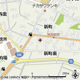 宮城県登米市米山町西野新町20周辺の地図