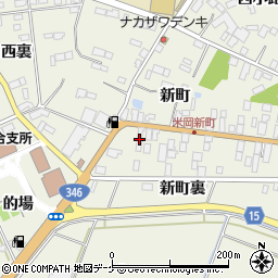 宮城県登米市米山町西野新町21周辺の地図