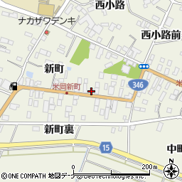 宮城県登米市米山町西野新町33周辺の地図