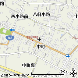 米山タクシー周辺の地図