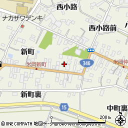 宮城県登米市米山町西野新町35周辺の地図