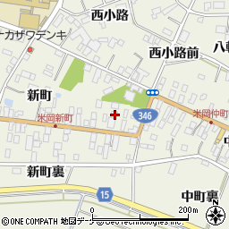 宮城県登米市米山町西野新町37周辺の地図