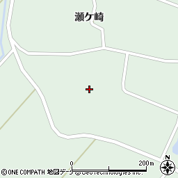 宮城県登米市米山町中津山瀬ケ崎186周辺の地図