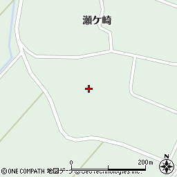 宮城県登米市米山町中津山瀬ケ崎185周辺の地図