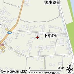宮城県登米市米山町西野下小路周辺の地図