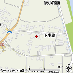 宮城県登米市米山町西野（下小路）周辺の地図